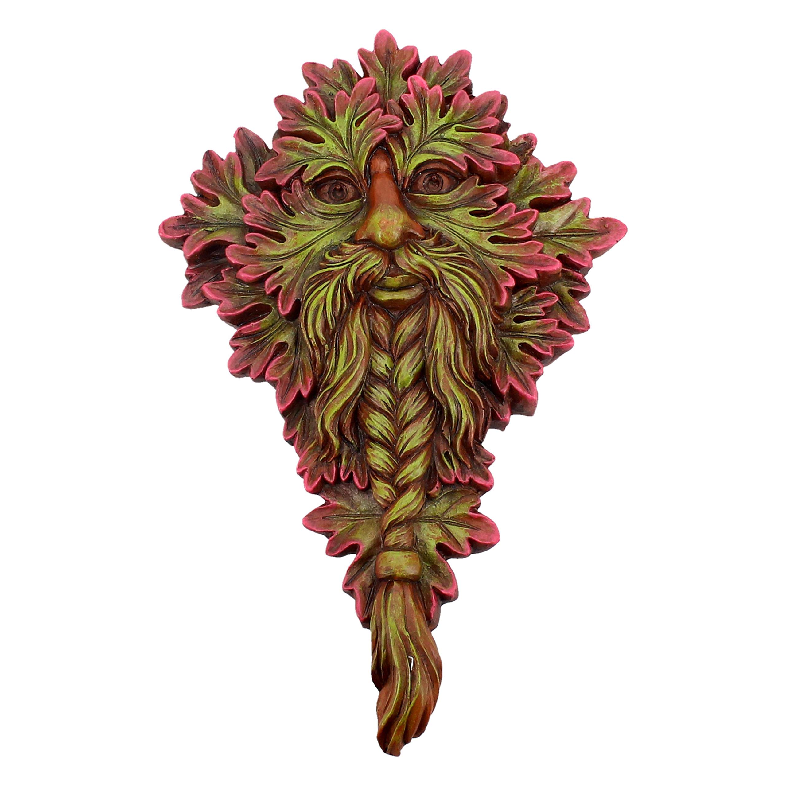Nemesis Now Mabon Wisdom Wall Plaque 21.5cm, Resin, Red