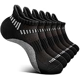 Bigant Boys Socks Low Cut Ankle Cushioned Athletic Socks for 4-12 Years Girls Kids Compression Running Arch Support 6 Pairs