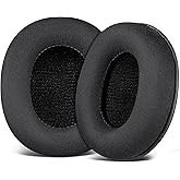 SOULWIT Micro Suede Replacement Earpads for Sony MDR-7506 MDR-V6 MDR-V7 MDR-CD900ST Monitor Headphones, Ear Pads Cushions with High-Density Foam - Black