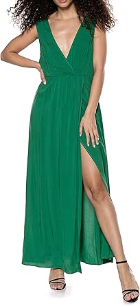 vestito elegante verde