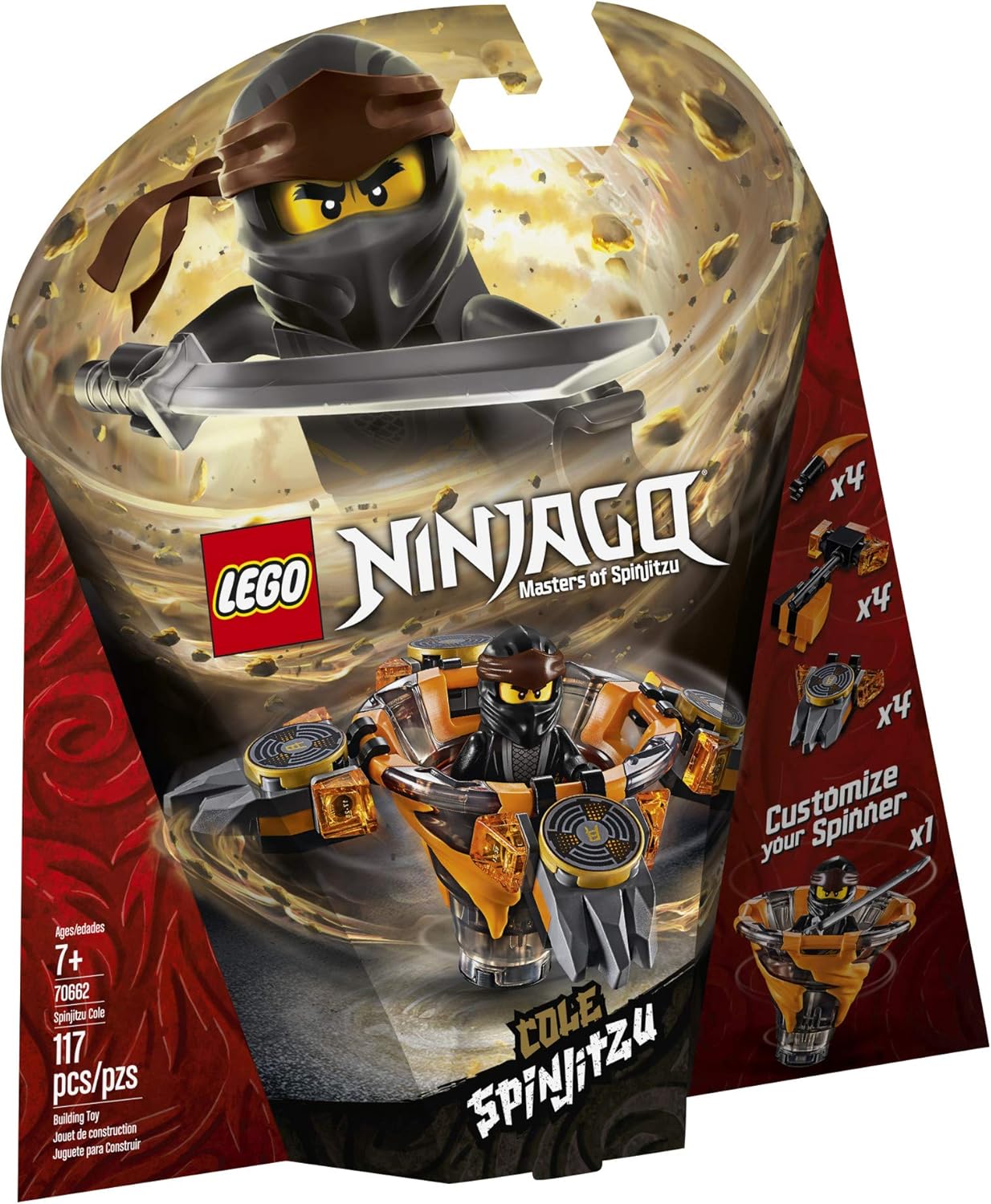 lego ninjago spinjitzu cole