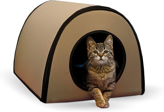 heated cat house amazon
