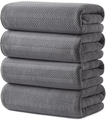 Amazon.com: 2-Pack Super Soft Microfiber Bath Towel Set - Highly
