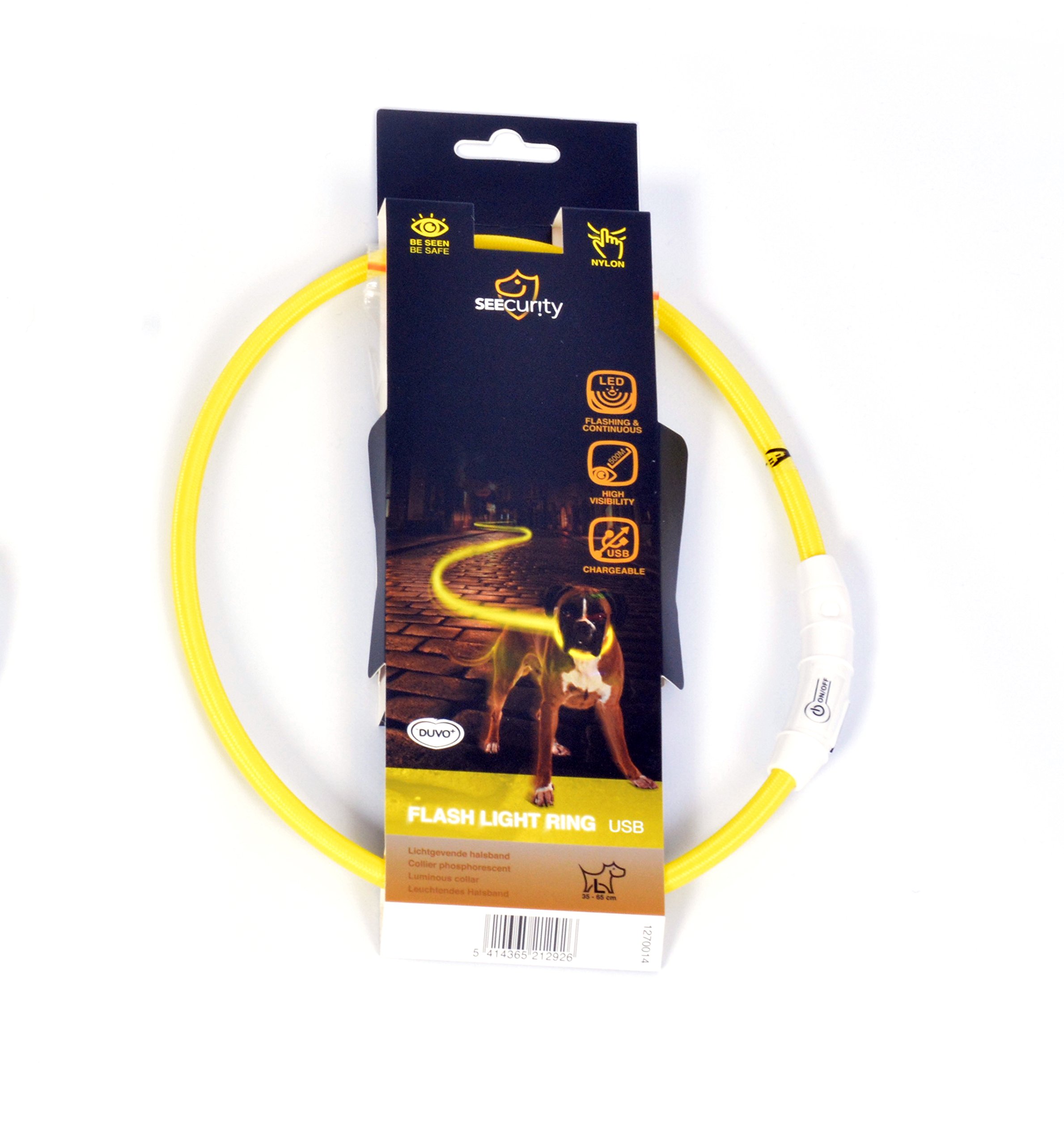 Duvo+ 1270014 Ring Flash Light Ring USB Nylon Yellow