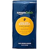 AmazonFresh Direct Trade Rwanda Whole Bean Coffee, Light Roast, 12 Ounce