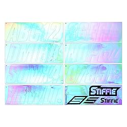 STIFFIE Shift Chrome 3" ID Kit Alpha-Numeric