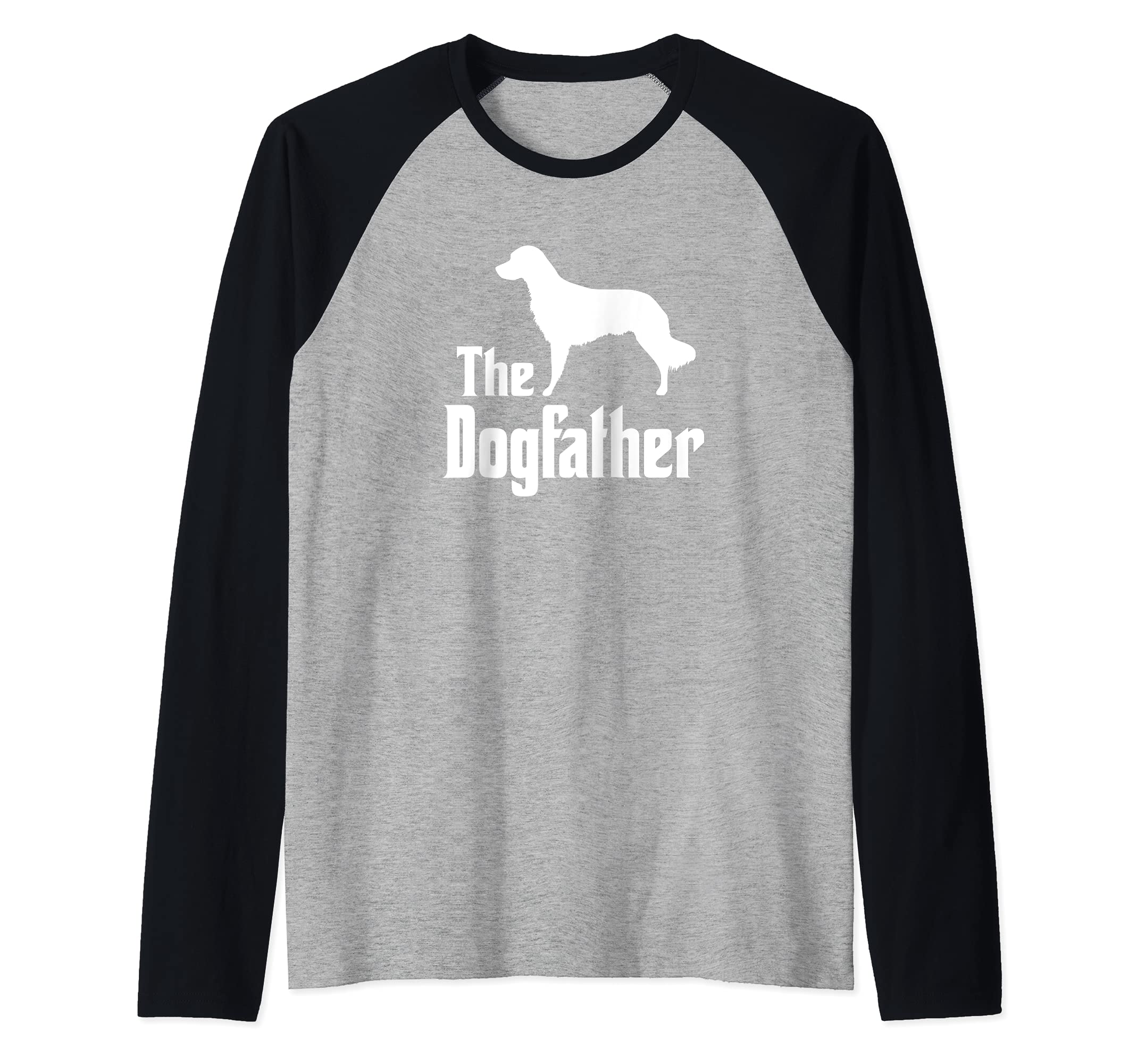 The Dogfather - funny dog gift, funny Munsterlander Raglan Baseball Tee