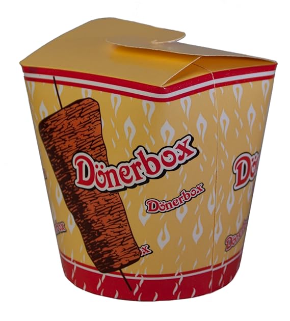 Döner Kebab Box/(480 ml/100 pièces) Döner to Go Amazon.fr Cuisine & Maison