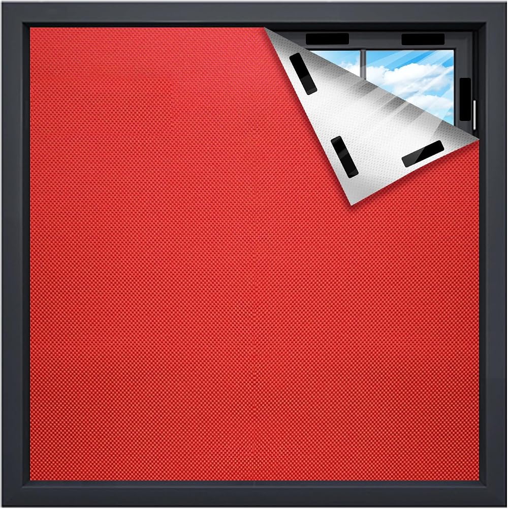 Machine-Ya Portable Blackout Blind 200x145 cm Nano Tape Installation Blackout