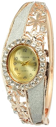 Kitcone Analogue Dial Rose Gold Belt Multicolour Women's Watch