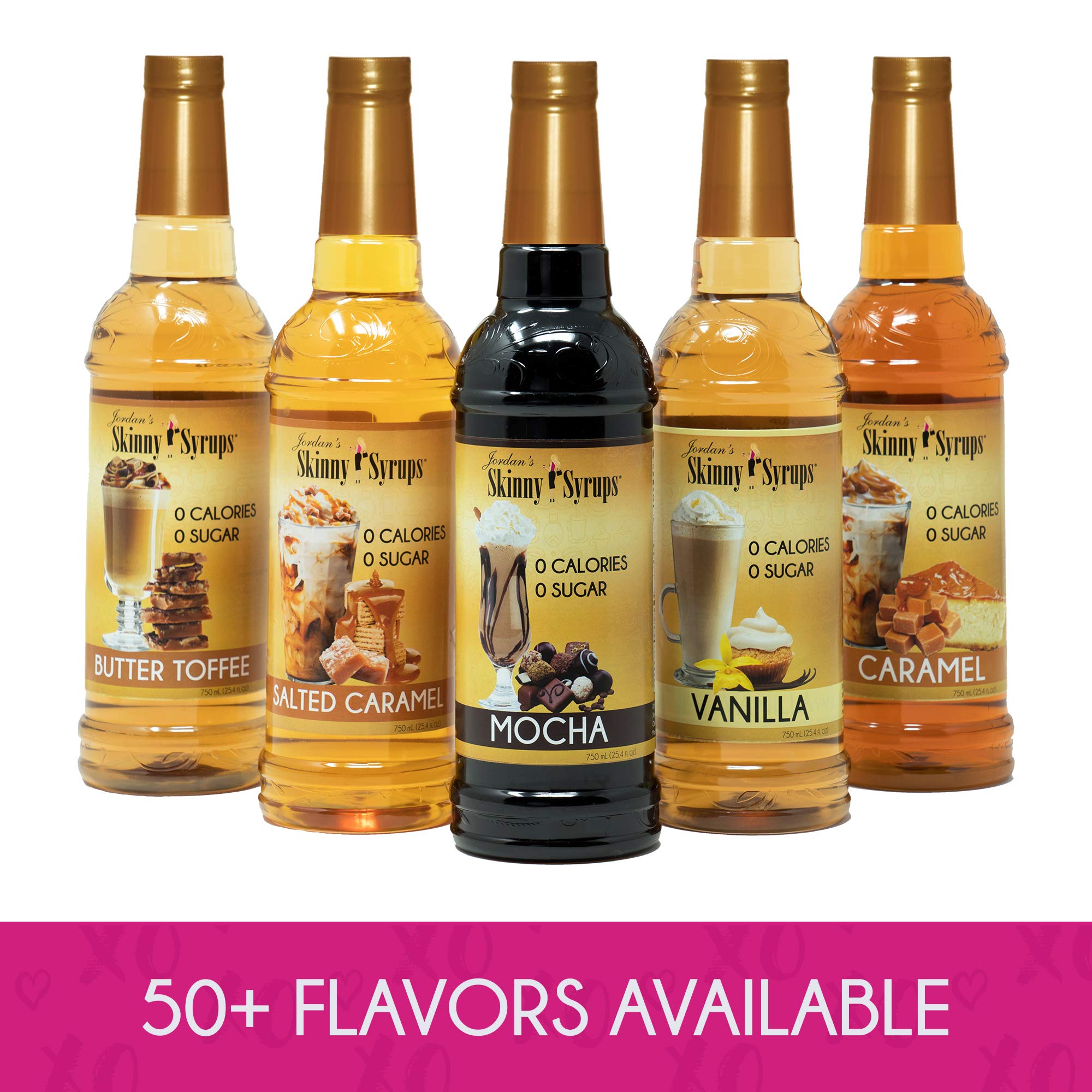 Sugar Free Syrup Trio 3x375ml Salted Caramel, Caramel Pecan and Vanilla