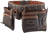 Rolson 68889 Oil Tanned Double Tool Pouch with Belt and Pockets view 2