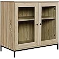 Sauder 420035 North Avenue Display Cabinet, For TVs up to 32", Charter Oak finish