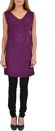 purple wool dress