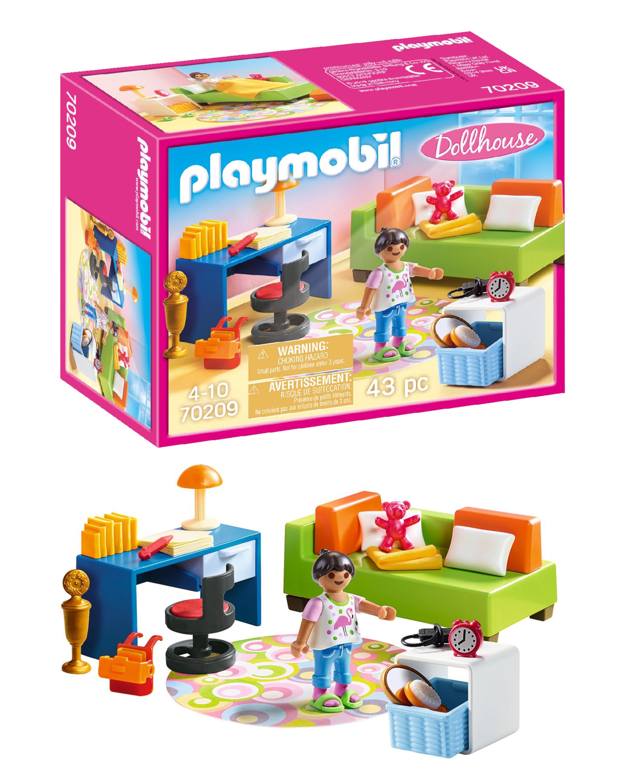 Playmobil 70209 Dollhouse Children's Room, for Children Ages 4+