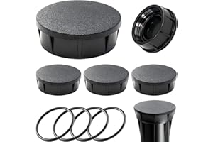 FRUSSONIA 4-Pack Sprinkler Head Caps Compatible with Hunter Pro Spray Sprinklers, UV-Resistant ABS and Nitrile Rubber O-Ring, Spray Shut-Off Cap for Hunter Pro