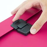 Rapesco 1554 19-Part Expanding Box File A4+ Pink with Handle view 2