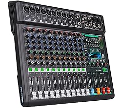 12-Channel Audio Mixer with 99 Sound Effects for