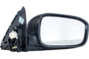 Dependable Direct Passenger Side Mirror for Honda Accord LX/EX/SE Models 4door sedan (2003-2007) Power Adjusting Non-Heated Right Side Rear View Outside Door Mirror Replacement - HO1321152