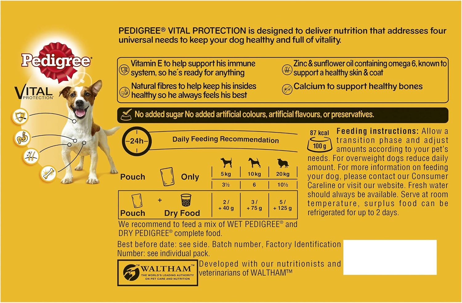 Pedigree Wet Dog Food for Adult Dogs 1+ Mixed Selection in Jelly 12 Pouches (12 x 100 g), 100 g (Pack of 12) - Image 4