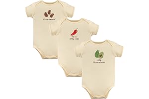 Touched by Nature Unisex Baby Organic Cotton Bodysuits