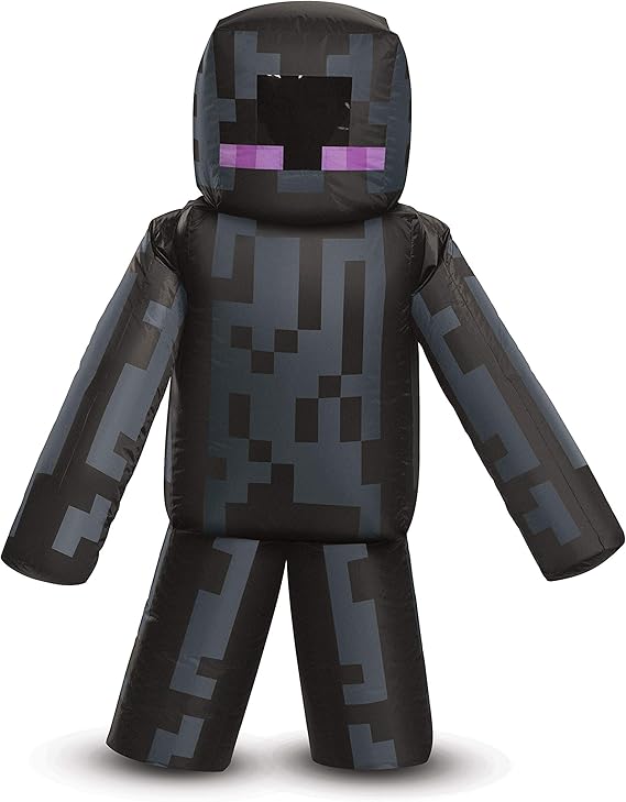 Enderman Costume, Inflatable Minecraft Costumes for Kids, Child Size