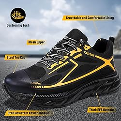 Steel Toe Shoes for Men Women Composite Toe Work