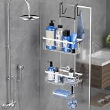 KEGII Hanging Shower Caddy Over Door Stainless Steel Organizer No Drilling view 2