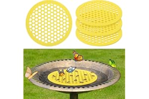 DECOHS 4 Pack Floating Bee Island- 7.87 Inch EVA Foam Floating Bee Watering Station- Butterfly Bee Waterer for Feeding, Bee Bath, Outdoor Garden Decor