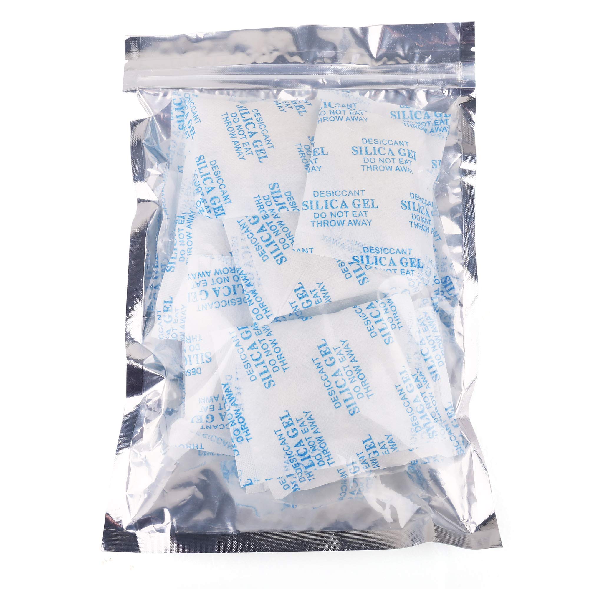 Silica Packs Desiccant Dehumidifiers, 20 Gram, 15 Packs, Food Safe Moisture Absorber Bag for Gun
