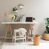 Kazai Bennet Design Paper Bin Oak Real Wood Veneer Office Waste Basket view 6