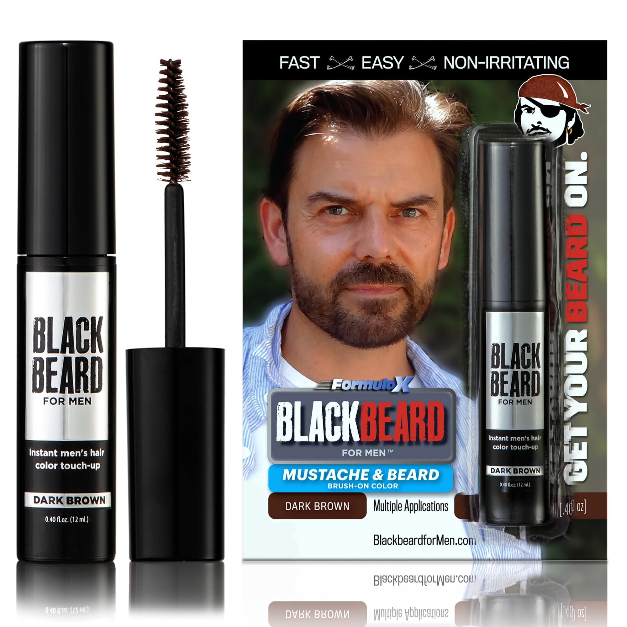 Blackbeard for Men Instant Beard Color – All Day