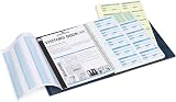 Durable Visitor Book 300 with Leather Look Finish and 300 Badge Inserts view 2