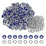 HARFINGTON 200 Set Color Round Grommets 5mm