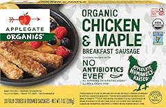 Applegate, Organic Chicken & Maple Breakfast Sausage, 7 oz (frozen)