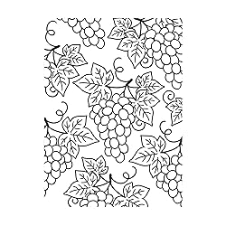 Darice Embossing Folder Grape Clusters