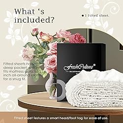 FreshCulture Queen Fitted Sheet Only – Premium