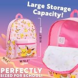 Pokémon Pikachu Charizard Pink Backpack Kids Teenagers School Bag Rucksack view 6