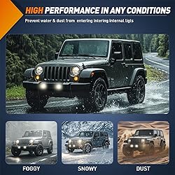Nilight Fog Lights Assembly Compatible with 2007
