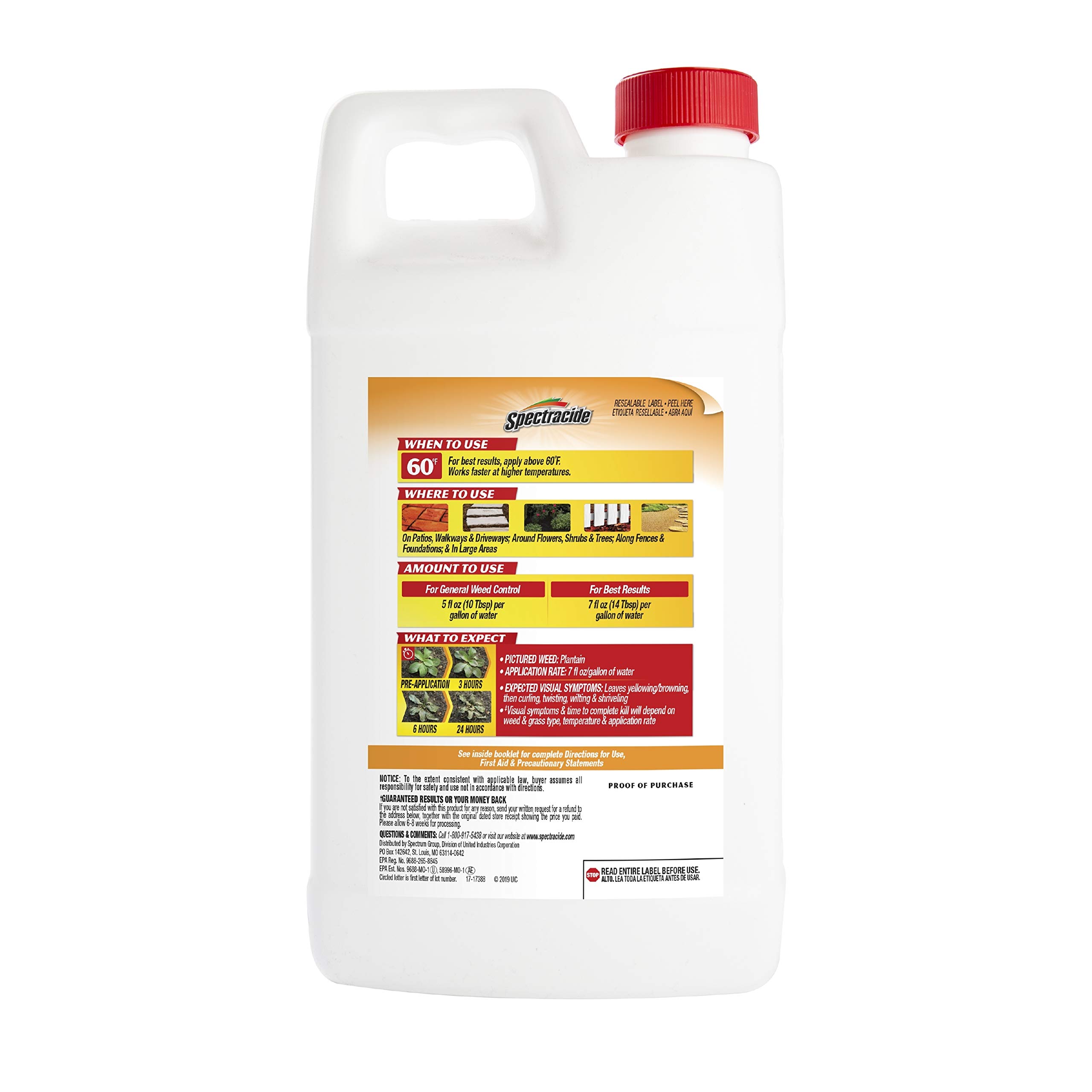 Spectracide Weed & Grass Killer Concentrate, 64 fl oz