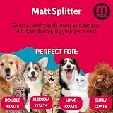 Mikki Dog and Cat Matt Splitter Dematting Tool with Soft Grip view 5