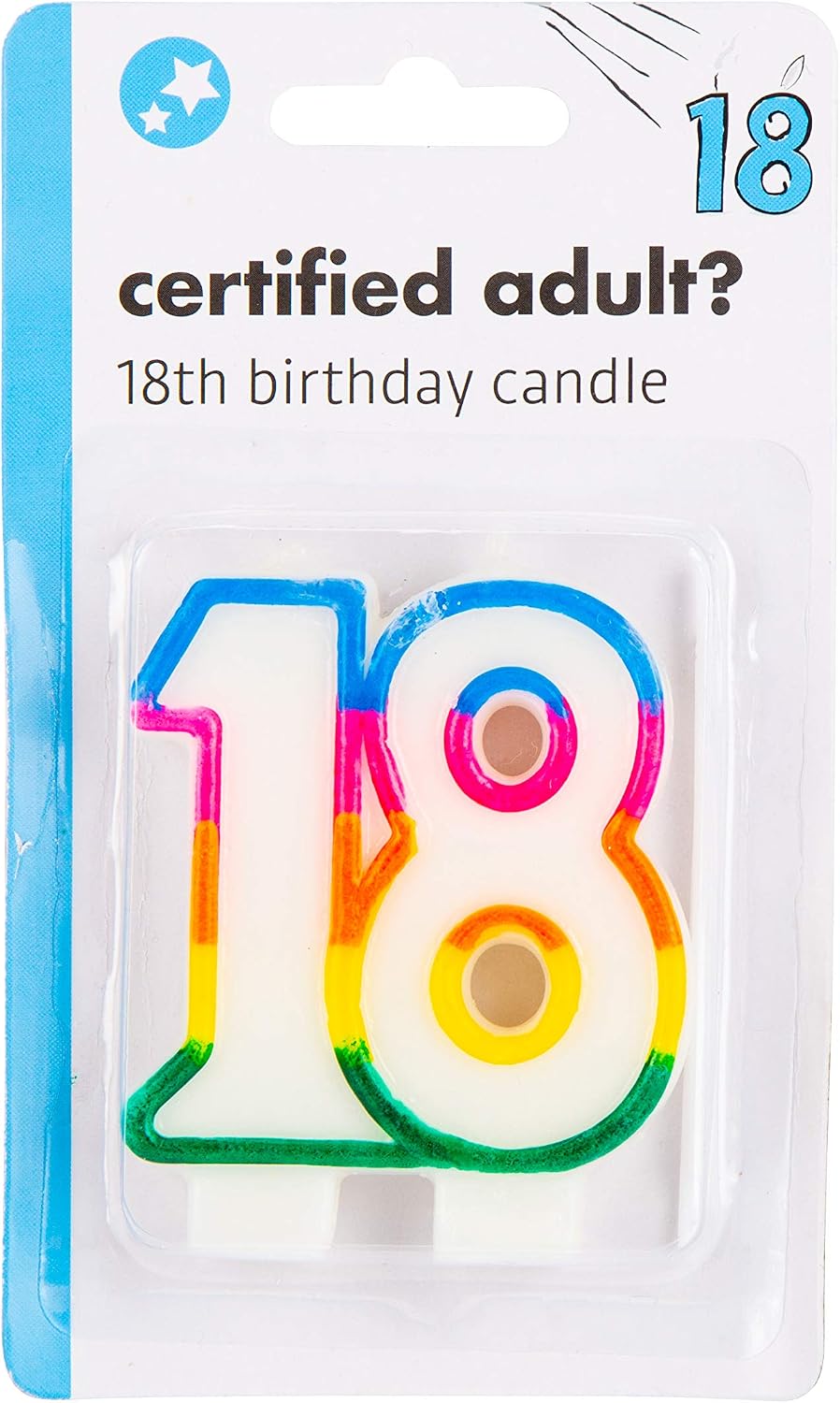 18th Birthday Decorations for Women Boys & Girls, Cut to Size 6cm Sturdy Support Sticks Included