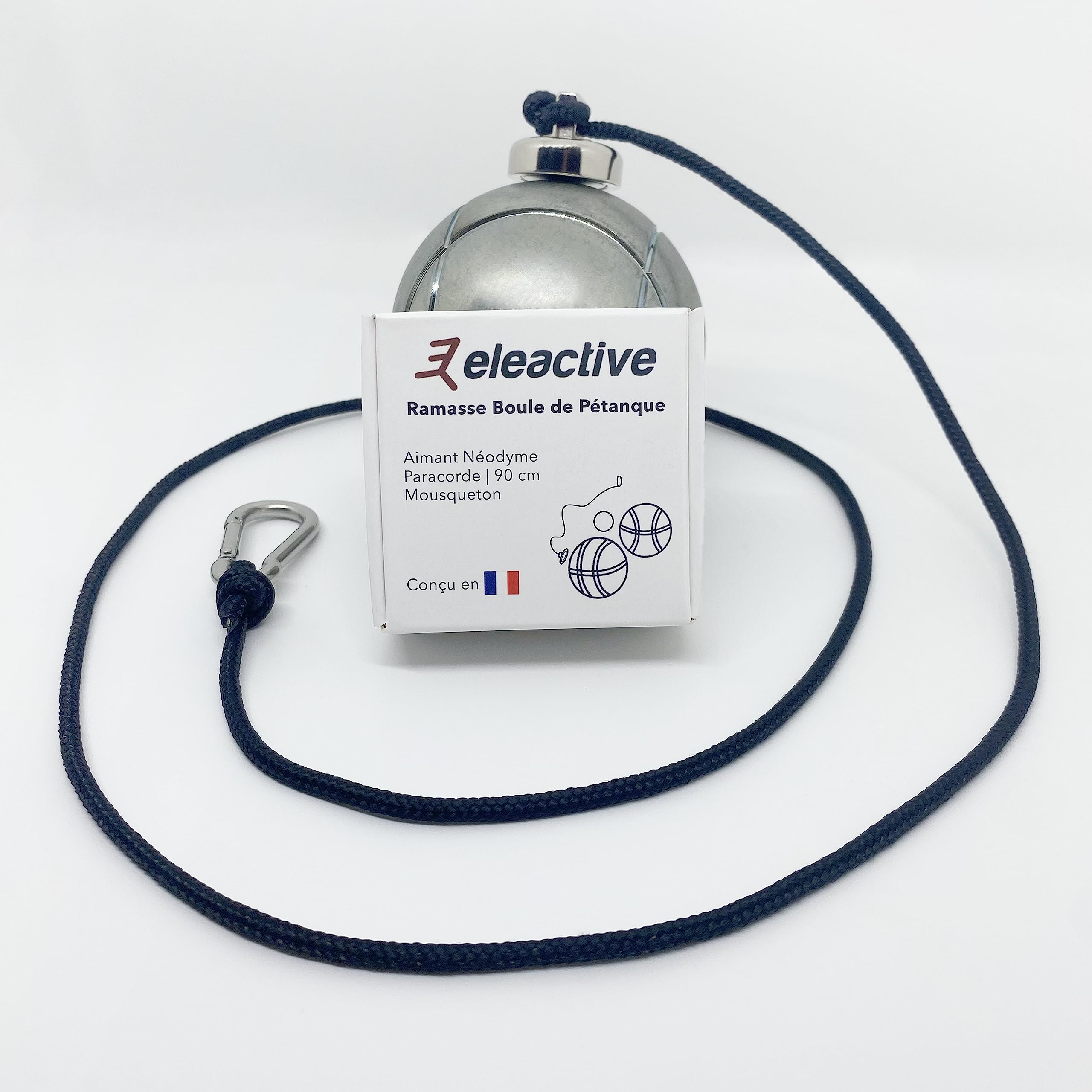 Eleactive Magnetic Boules Pick Up Accessory For Amateurs and Competition Petanque Ultra Powerful Neodymium Magnet