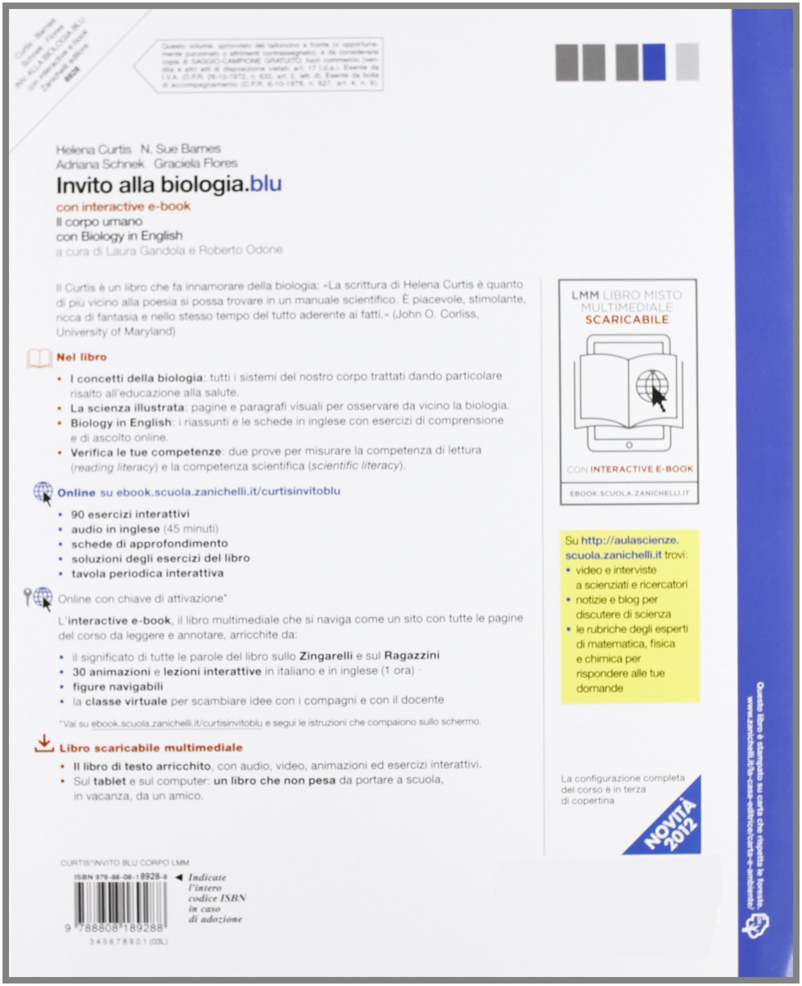 Invito Alla Biologiablu Corpo Umano Con Interactive E