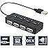 Sabrent 4-Port USB 2.0 Hub with Individual Power Switches and LEDs (HB-UMLS)