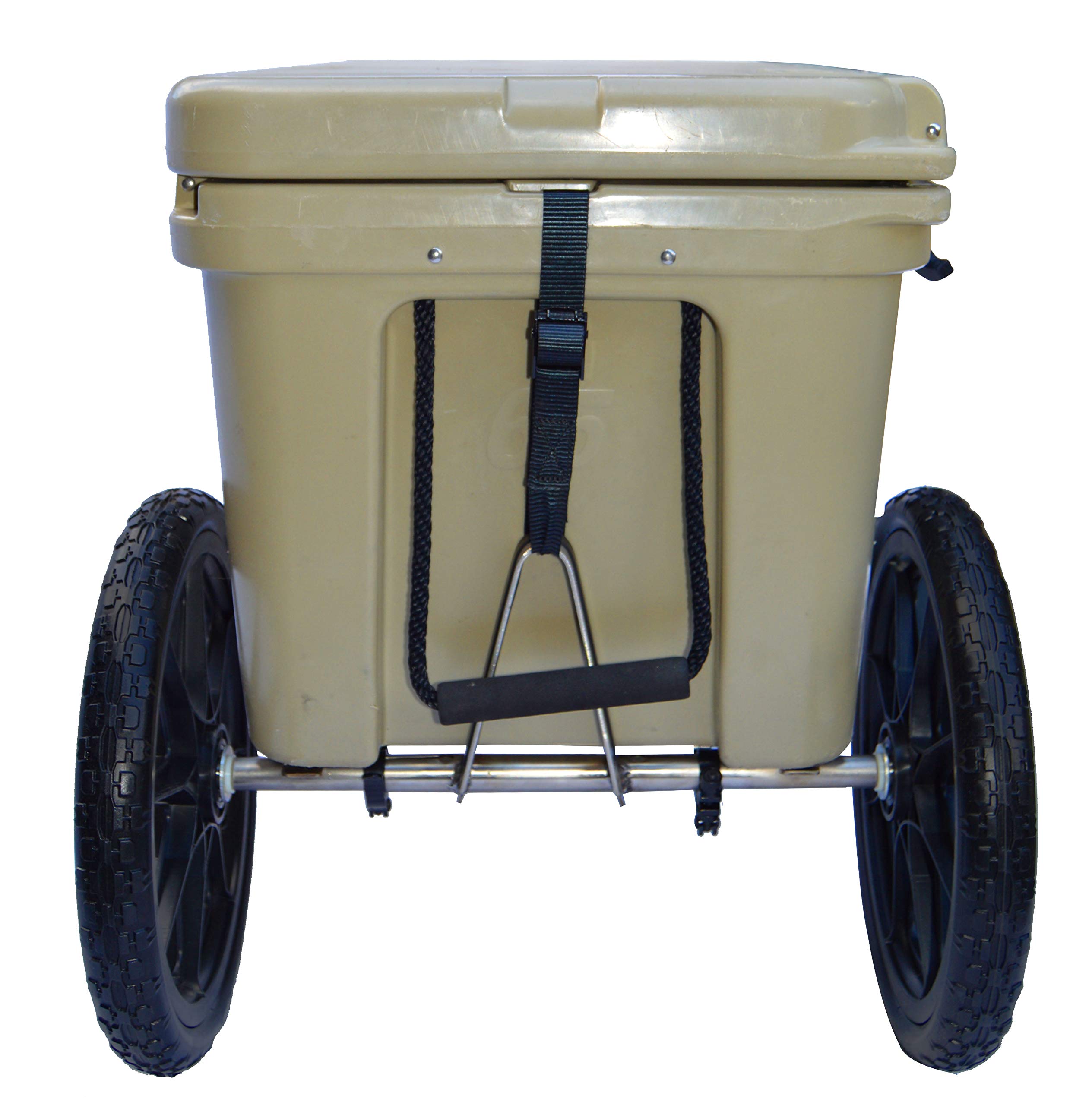 Cooler Wheel Kit with 16" Solid Rubber Tires for YETI, RTIC & Kong