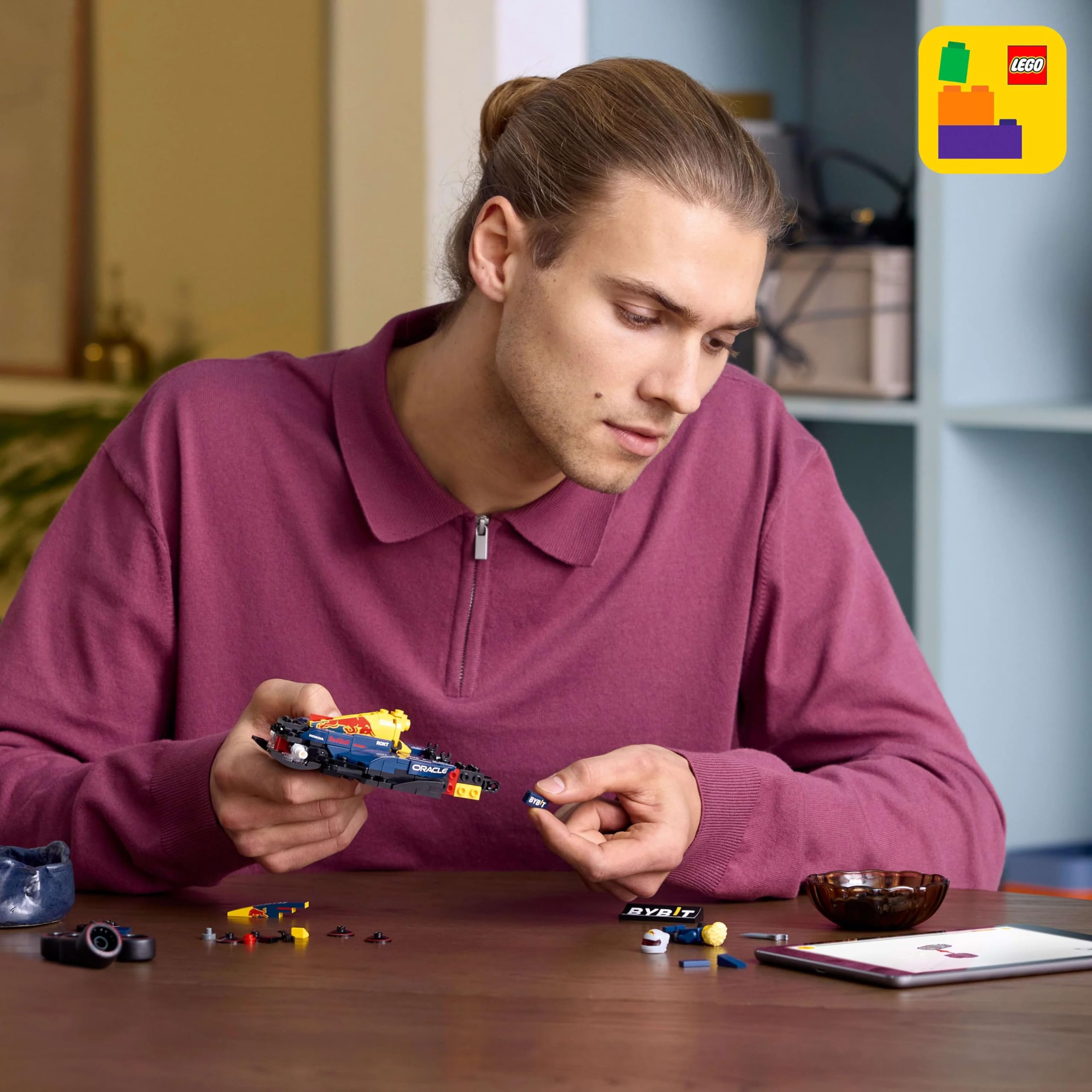 LEGO Speed Champions Oracle Red Bull Racing RB20 F1 Rennauto - Modell für Erwachsene mit Formel 1 Minifigur zum Sammeln - Ausstellungsstück und Geschenk für Fans von Motorsport & Rennwagen 77243 2