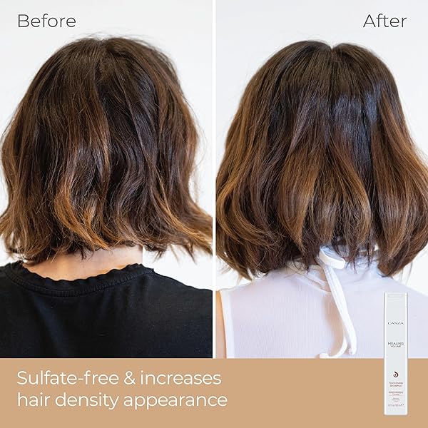 L’ANZA HEALING VOLUME THICKENING SHAMPOO, BOOSTS SHINE, VOLUME, AND THICKNESS FOR FINE AND FLAT HAIR, RICH WITH BAMBOO BODIFYING COMPLEX AND KERATIN (10.1 FL OZ)