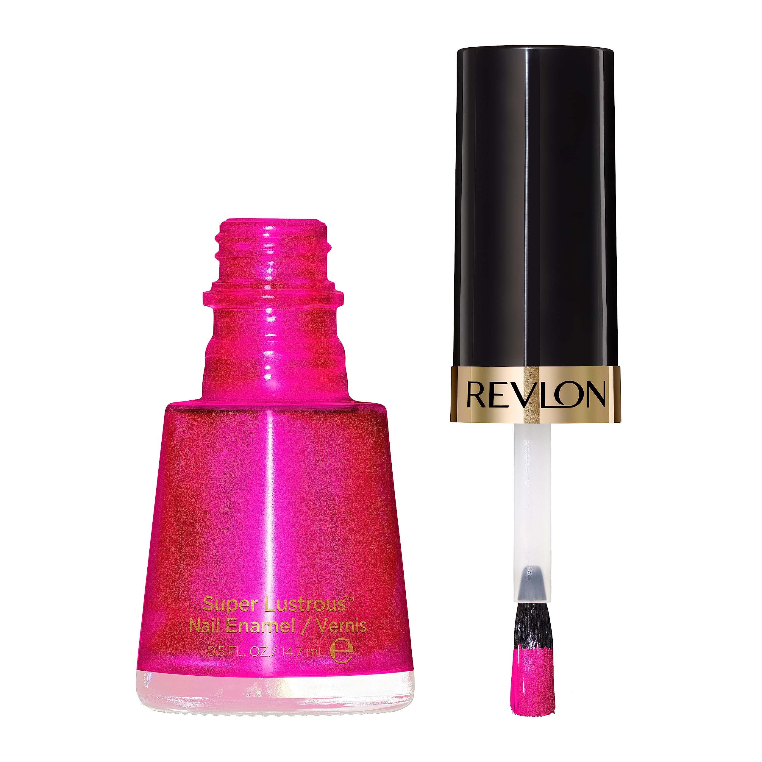 Revlon Super Lustrous Nail Polish, Chip-Resistant & Longwear Formula, High Shine Finish, 723 Electric, 0.5 fl oz - Image 3