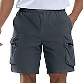 APTRO Men's Casual Shorts 9" Fashion Corduroy Cargo Comfort Shorts with Zipper Pockets Relaxed Fit